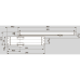 Дверной доводчик DORMA TS 90 Impulse EN3/4 в комплекте со скользящим каналом до 80 кг